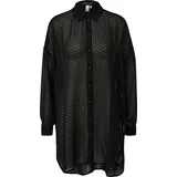 QS Transparente Longbluse schwarz 34