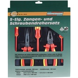 Brüder Mannesmann Werkzeuge Brüder Mannesmann M10610 VDE Zangen-Set 5teilig