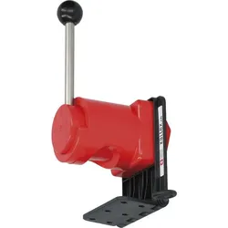 Kaltex Auslaufhahn passend zu Pattex und Geistlich Leimbehälter, Auslaufhahn mit Hebel, rot/schwarz