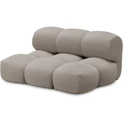 OUT Objekte unserer Tage - Sander Sofa Loveseat, steingrau (Berlin 801 by OUT)