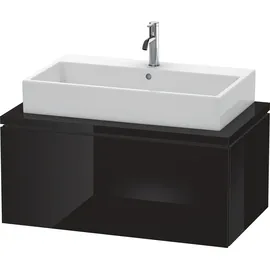 Duravit L-Cube 92x54,7cm, sw hgl, für Konsole, 1 Auszug