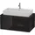 Duravit L-Cube 92x54,7cm, sw hgl, für Konsole, 1 Auszug