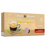 Lollo Golositè Getränkekapseln Risveglio, kompatibel mit Nespresso, 10 Kapseln
