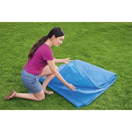 BESTWAY PE-Solarabdeckplane blau 380 x 180 cm