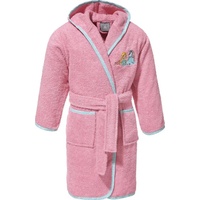Erwin Müller Kinder-Bademantel mit Kapuze in rosa | Gr.: