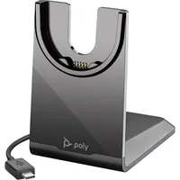 HP POLY Voyager Focus 2 USB-C-C Headset +USB-C/A-Adapter +Ladestation