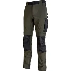Stretch-Bundhose "ATOM" Performance - M - dark green