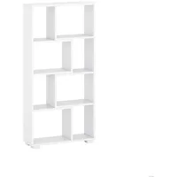 Target Home Deko-Wandregal, Weiß, Holzwerkstoff, 60x120x120 cm, Wohnzimmer, Regale,
