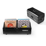 Reloop 7'' Record Case 150 Black - Robuste Konstruktion mit kratzfester Hexa-Oberfläche in mattem Schwarz