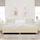 vidaXL LED Boxspringbett 200 x 200 cm Creme