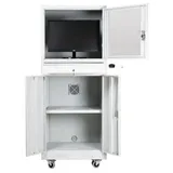 Proregal Industrie-PC-Schrank Bear HxBxT 170x68x60cm | Grau