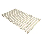 Holztech Rollrost 350 kg - Robuster Lattenrost aus heimischen Wäldern - Unbehandelter Rolllattenrost für gesunden Schlaf (160x200)
