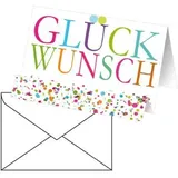 LUMA Glückwunschkarte Konfetti DIN B6