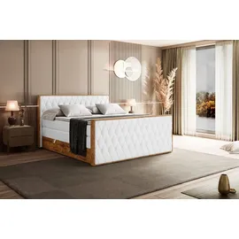 altdecor Boxspringbett 160 x 200 cm H3 Weiß
