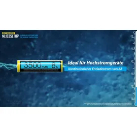 Nitecore Li-Ion Akku 18650 - 3500mAh LTHP, Low Temperature