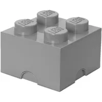 Lego 4 Noppen 25 x 18 x 25 cm 1-tlg. grau