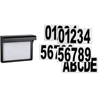 Paulmann Solar Hausnummernleuchte Dayton II Schwarz