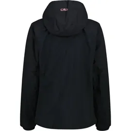 CMP Damen Jacke WOMAN JACKET FIX HOOD Nero-Antracite 36 - - 36