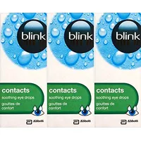 Blink Kontaktlinsen Beruhigend Augentropfen 10ml x 3 Packs