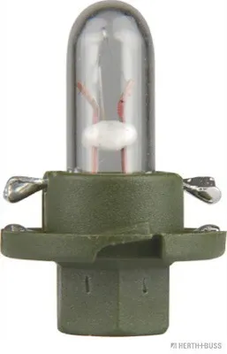 HERTH&BUSS Kugellampe 12V 1,3W - Sockelglühlampe, nato-oliv, Hochleistungs-Lichtquelle