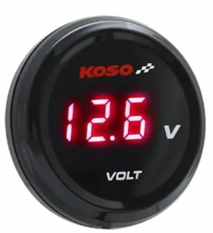 KOSO i-GEAR voltmeter blauw display