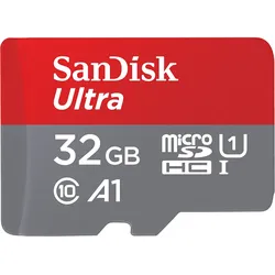 SanDisk Ultra - Flash-Speicherkarte (microSDHC/SD-Adapter inbegriffen) - 32 GB -