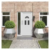 vidaXL Pflanzkübel 2 pcs Silber 100 x 100 x 80 cm Edelstahl