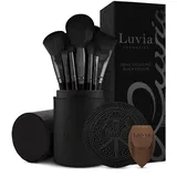 Luvia Cosmetics Prime Vegan Pro Black Edition Pinselset 12 St.