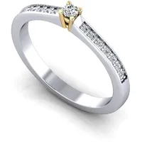 Verlobungsring VR05 585er Weifl-/Gelbgold - 6816