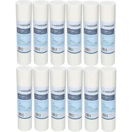 Wessper 10x Wessper 10" Zoll Sediment Wasserfilterkartuschen für Umkehrosmose, Wasserspeiseleitung & Partikelfiltration – 5 Micron