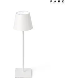 Faro Outdoor LED Tischleuchte TOC 380 2W, 3000K, IP54, weiß matt FAR-70775