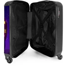 noboringsuitcases 55 cm 4-Rollen Cabin 36 l / 55 cm / lila/neon