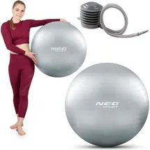 Neo-Sport Gymnastikball 65 cm NS-951 silber