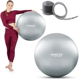 Neo-Sport Gymnastikball 65 cm NS-951 silber