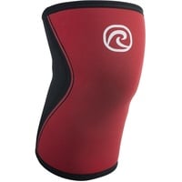 Rehband Rx Kniebandage - 1 Stück 5mm-Bandage zur Unterstützung der Knie - Stabilisiert Gelenk & Muskulatur - Ideal für Sport, Kraftsport, Training, Farbe:Rot, Größe:L