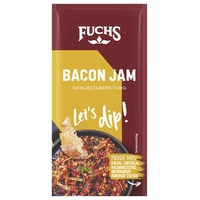 Fuchs Gewürze - Let's dip! Bacon Jam Gewürzzubereitung, Gewürz für die Zubereitung von Speckmarmelade, 12 g im Beutel