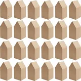 Rico Design Adventskalender PAPER POETRY PAPPHÄUSER VORGESTANZT - 24 Stück - Braun - Braun