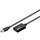 goobay Aktives USB 3.0 Verlängerungskabel, Schwarz,