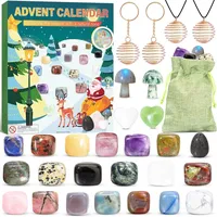 Luxuskollektion Adventskalender 2024 Kinder mit Natürlichen Mineralien und Edelsteinen