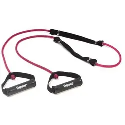 Widerstandsband. Doppel Tube. 215cm SCHWARZ|dunkelviolett 0.25 kg
