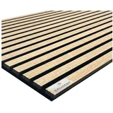 tktrading24 Wandpaneel Akustikpaneel mit Holzfurnier in heller Eiche - 2700x600 mm, BxL: 12x15 cm, (1-tlg)