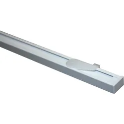 Gardinia Aluminium-Vorhangschienen Set 1-Lauf Lucy, verschiedene Farben, 160-230 cm