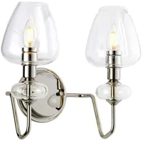 Elsteadlighting Armand, Wandleuchte nickel poliert, Glas klar Elstead Lighting