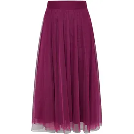 Zero Midirock Damen Lila 34
