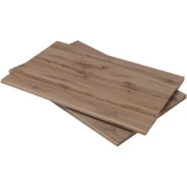 SchlafKONTOR Einlegeboden SCHLAFKONTOR, braun Wildeiche, Holzwerkstoff, 2-teilig, 82.6x2.2x46.5 cm, Schlafzimmer, Kleiderschränke, Schrankzubehör