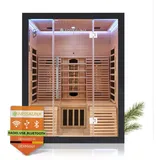 Artsauna Infrarotkabine Helsinki 150 mit Dual Technology Schwarz
