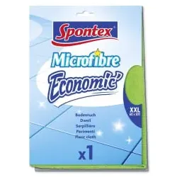Spontex Microfibre Economic Bodentuch XXL 19141025 , 1 Packung = 1 Tuch, Format: 60 x 50 cm