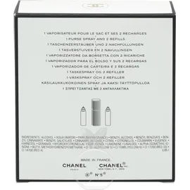 Chanel No. 5 Eau de Parfum refillable 20 ml + Eau de Parfum Nachfüllung 2 x 20 ml