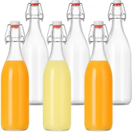 Relaxdays Vorratsglas 1000 ml 6 St.