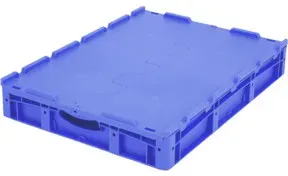 Bito Eurostapelbehälter XL mit Deckel XLD86121D L800xB600xH138 mm, blau